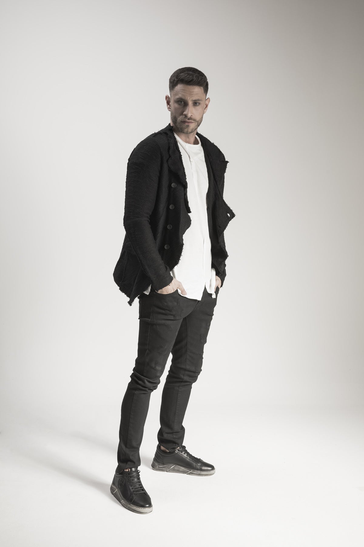 Lightweight Draped Cardigan