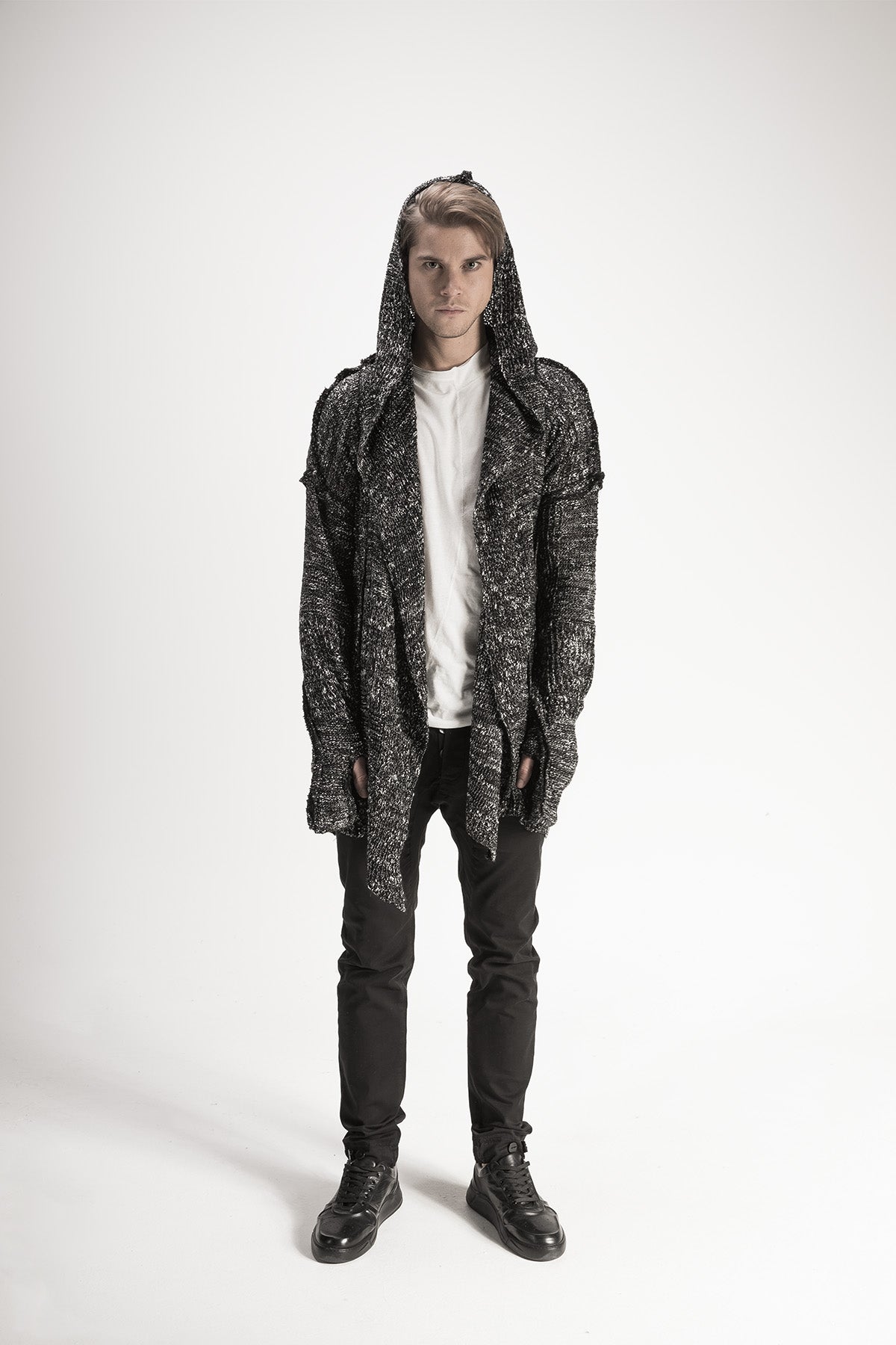 Oversized Hooded Cardigan